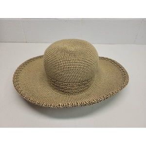 Nine West Woven Summer Hat Packable Split Back